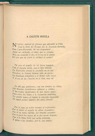 A Calixto Oyuela