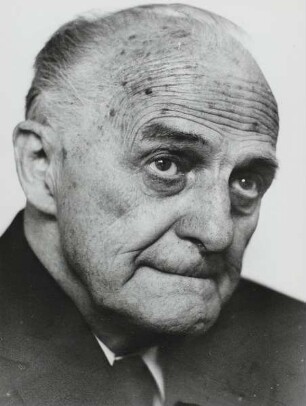 Heinrich Burkhardt : Portrait des Malers und Grafikers Professor Heinrich Burkhardt (1904-1985)