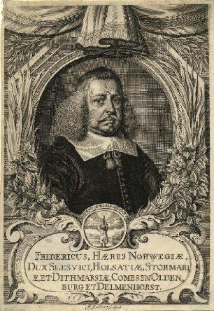 Bildnis von Friedrich III. (1597-1659) Herzog von Schleswig-Holstein-Gottorp