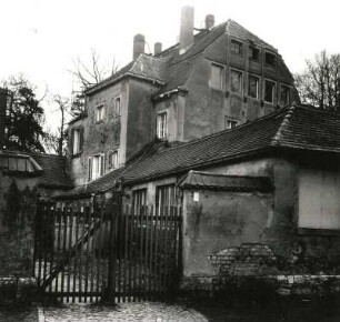 Dresden-Hellerau, Am Grünen Zipfel 2. Gasthaus "Waldschänke" (um 1880; Umbau 1910, R. Riemerschmid)