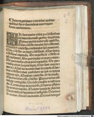 Interrogationes et doctrinae
