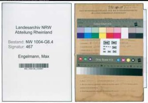 Entnazifizierung Max Engelmann , geb. 28.10.1904 (Ingenieur)