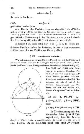 § 238. Geodätische Dreiecke.