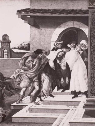 Vier Szenen aus dem Leben des heiligen Zenobius