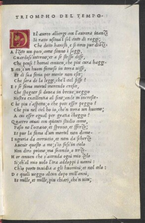 Triompho Del Tempo.