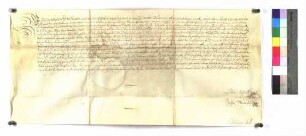 Bischof Philipp Adolf an alle Grafen Hohenlohe verleiht Haßfurt.