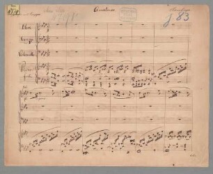 Quartett in f-Moll JWV 83 - BSB Mus.ms. 4719-1