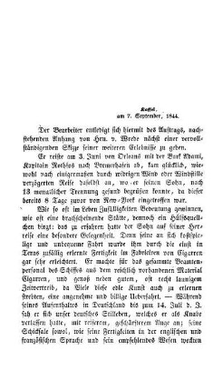 (28. Brief.) Kassel, am 7. September 1844.