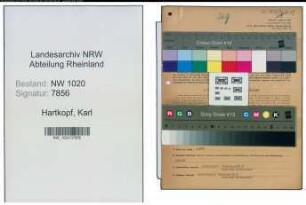 Entnazifizierung Karl Hartkopf , geb. 11.09.1890 (Fabrikant)