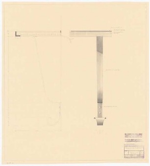 Stadttheater, Bremerhaven: Garderobe: Konsole 1:1