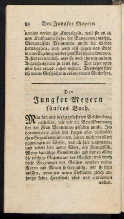 Der Junger Meyern fünftes Buch.