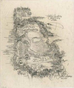 Gsaenger, Gustav; München - Obermenzing; Friedhof, Erweiterung - Westseite (Vogelperspektive)