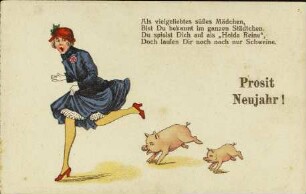 Prosit Neujahr! - Als vielgeliebtes süßes Mädchen, [...]