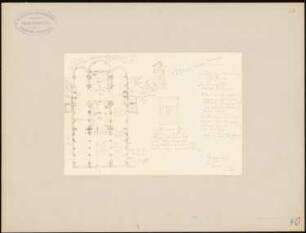 Dom San Gerlando, Agrigent (Girgenti): Grundriss, Details
