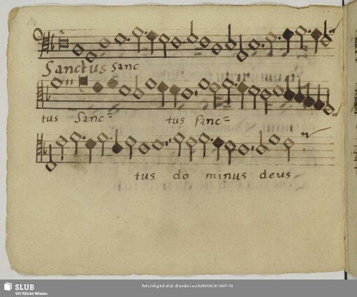 [Stoltzer, Thomas:] Sanctus