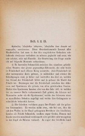 Erklärung einiger Stellen aus Xenophons griechischer Geschichte