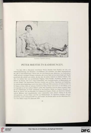 Peter Breithuts Radierungen