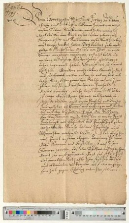 Herzog Ernst zu Braunschweig-Lüneburg schuldet Bürgermeistern und Ratsmannen 3000 Reichstaler, zu verzinsen mit 150 Talern.