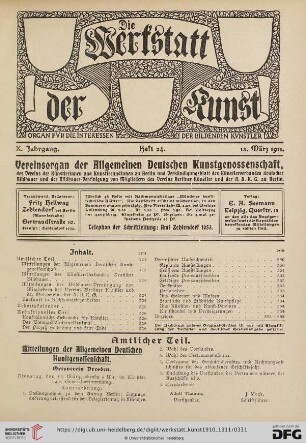 Heft 24 (13. März 1911)
