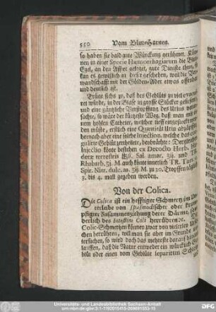 Von der Colica.