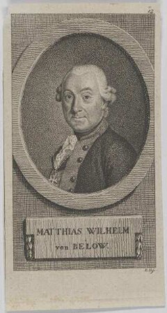Bildnis des Matthias Wilhelm von Below
