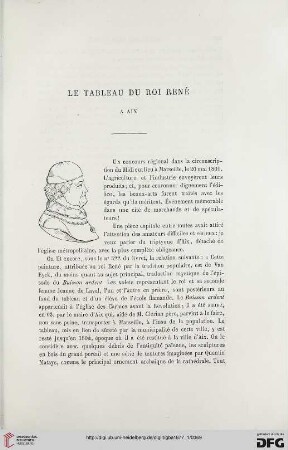 2. Pér. 15.1877: Le tableau du roi René a Aix