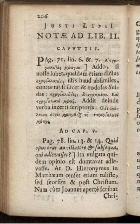 Iusti Lipsi[i] Notae Ad Lib. II