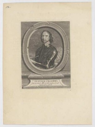 Bildnis des Oliver Cromwell