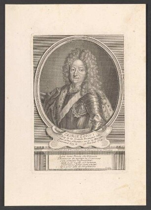 Porträt Georg I., König von Großbritannien (1660-1727)