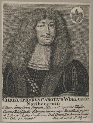 Bildnis des Christophorvs Carolvs Woelcker