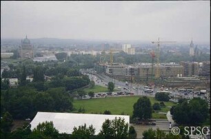 Potsdam, Blick vom Brauhausberg auf die Stadt.