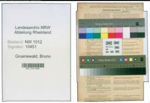 Entnazifizierung Bruno Gruenewald , geb. 17.07.1899 (Lehrer)