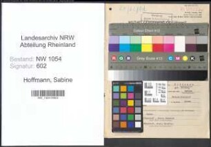 Entnazifizierung Sabine Hoffmann , geb. 15.07.1903 ()