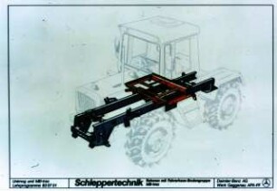 Schleppertechnik - Rahmen und Fahrerhaus-Bodengruppe MB trac