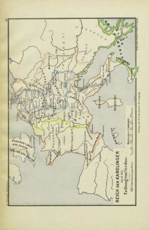 Reich der Karolinger und die Teilung von Verdun