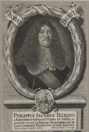 Bildnis des Philippus Iacobus Tezelius