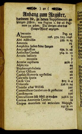 Anhang zum Register,[...]