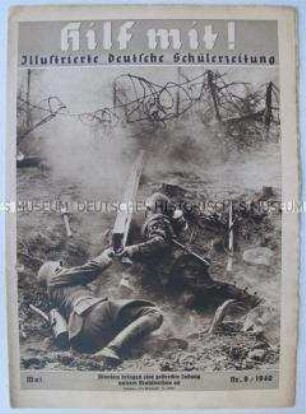 Schülerzeitschrift "Hilf mit!" u.a. zum Krieg in Nordeuropa