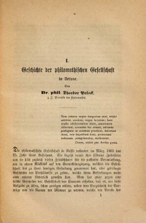 Denkschrift zur Feier ihres 25jährigen Bestehens