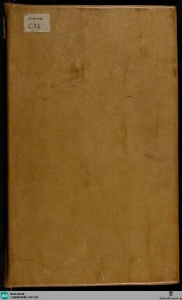 Sammelhandschrift - Cod. Aug. perg. 111