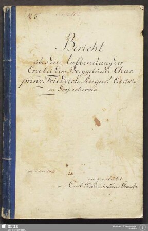 Bericht über die Aufbereitung der Erze bei dem Berggebäude Churprinz Friedrich August Erbstolln zu Großschirma - 18.6754 4.