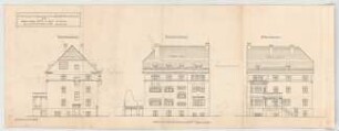 Thiersch, Friedrich von; München; Wohnhausneubau Lipps - Ansichten
