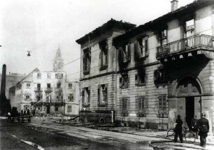 Zerstörungen Zweiter Weltkrieg. Rondellplatz