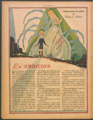 La ambición : Cuento para los niños