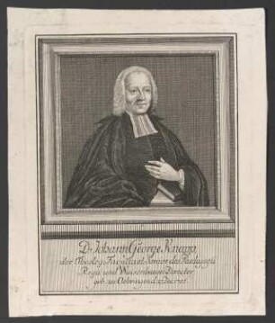 Porträt Johann Georg Knapp (1705-1771)