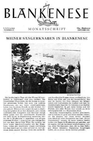 Wiener Sängerknaben in Blankenese