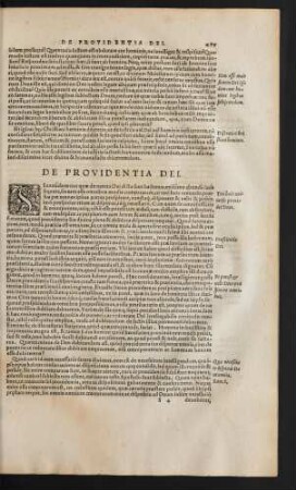 De Providentia Dei.