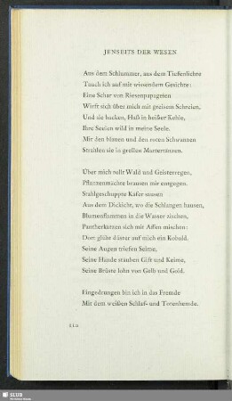 Jenseits der Wesen