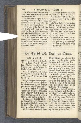 Die Epistel St. Pauli an Titum