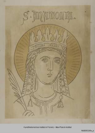Kopf der Heiligen Anatolia